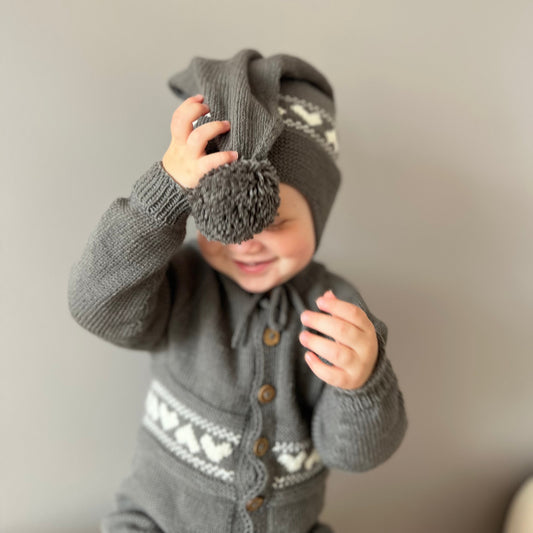 Vesleskattens julekalender 1-4 år - Strikkepakke - Dale Garn Soft Merino