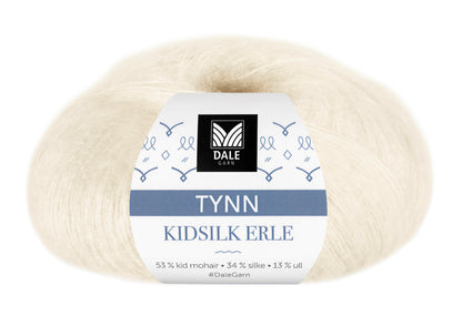 Tynn Kidsilk Erle - Dale Garn - Mohairgarn