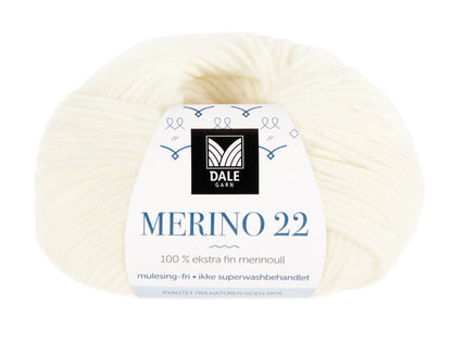 Dale Garn - Merino 22 - 100% ekstra fin merinoull