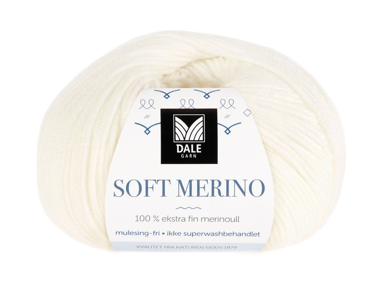 Dale Garn Soft Merino Hvit med banderol