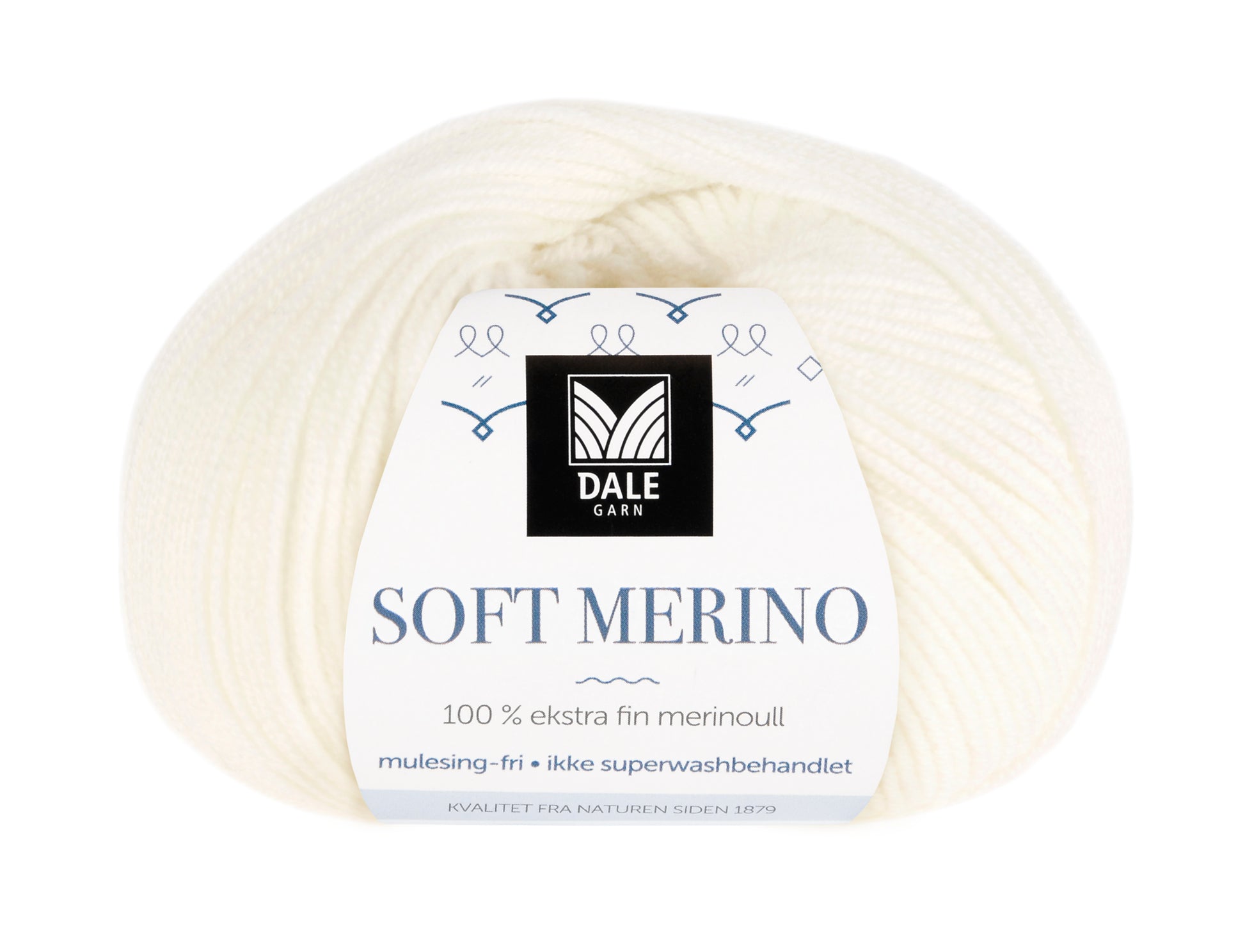Dale Garn Soft Merino Hvit med banderol
