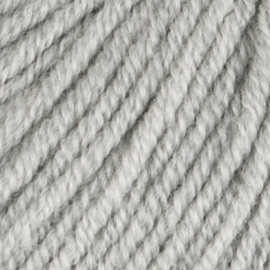 Dale Garn Soft Merino Lys grå melert nærbilde