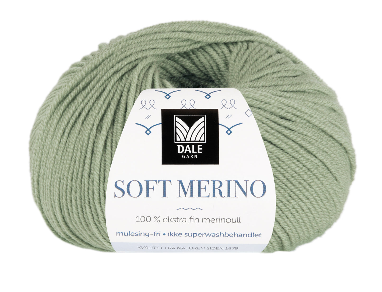 Dale Garn Soft Merino Jadegrønn med banderol