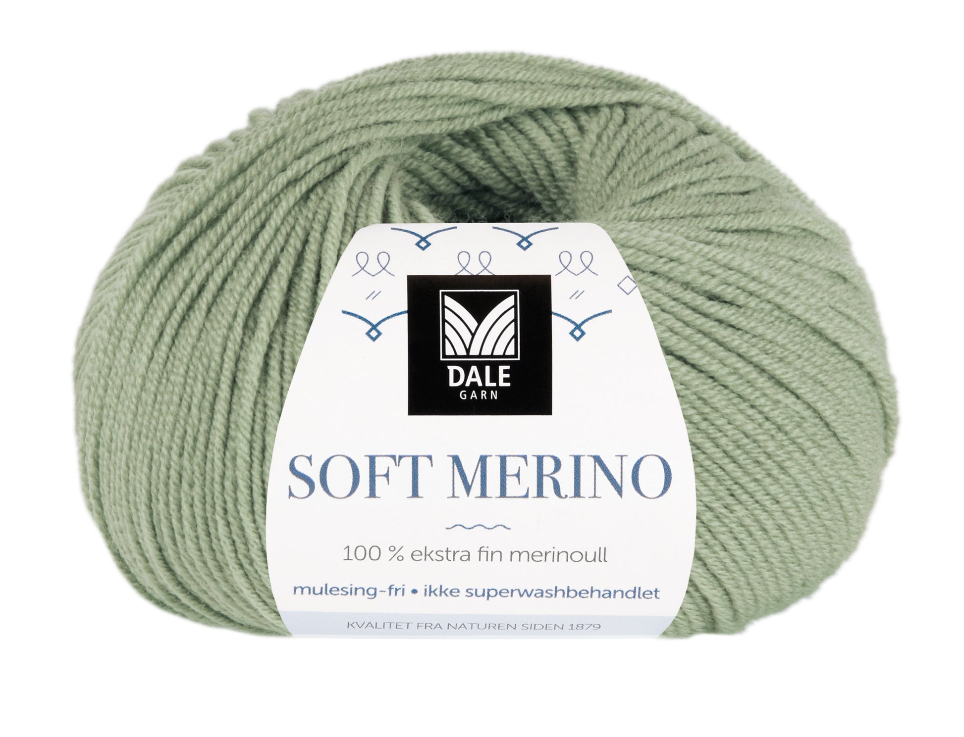 Dale Garn Soft Merino Jadegrønn med banderol