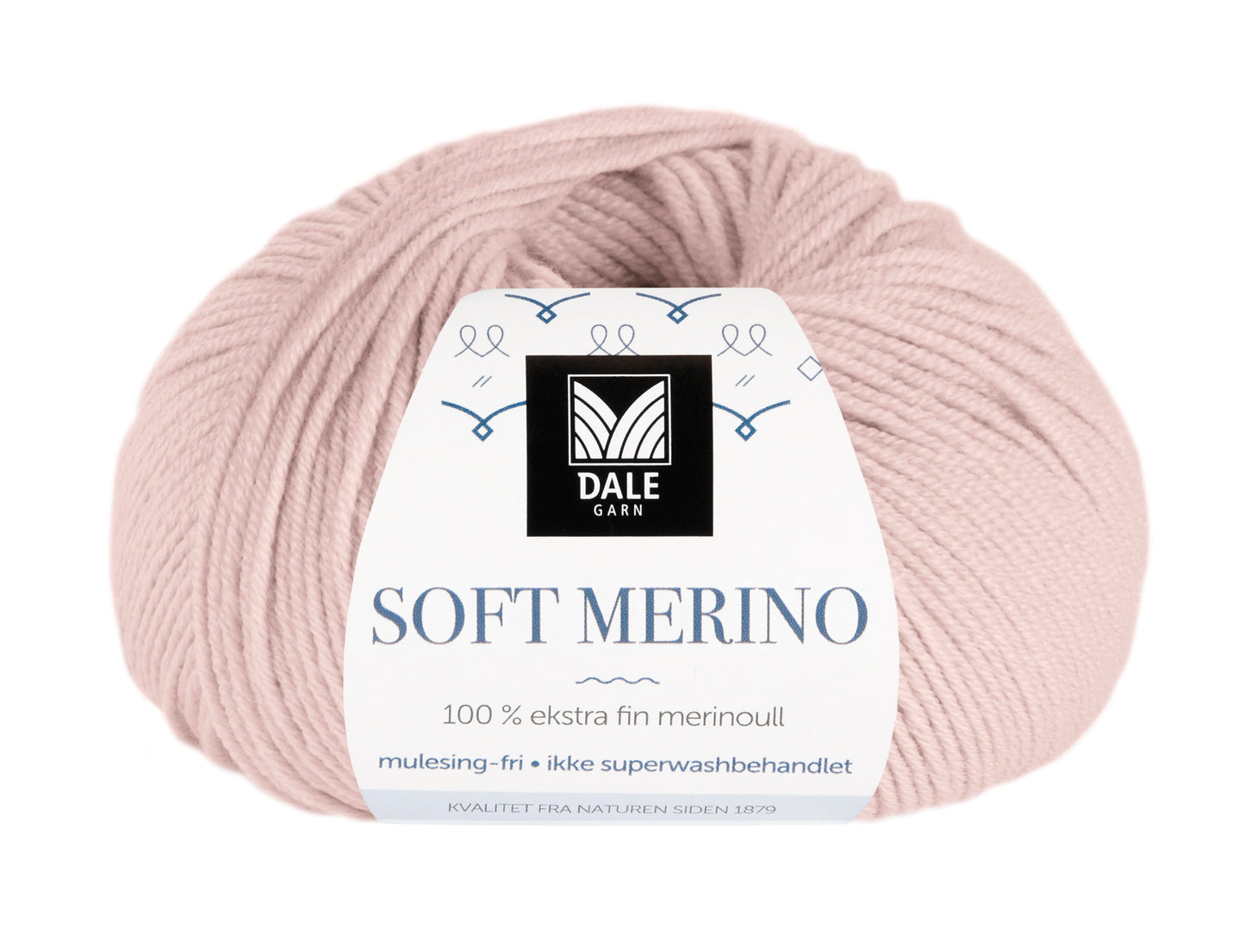 Dale Garn Soft Merino Pudderrosa med banderol
