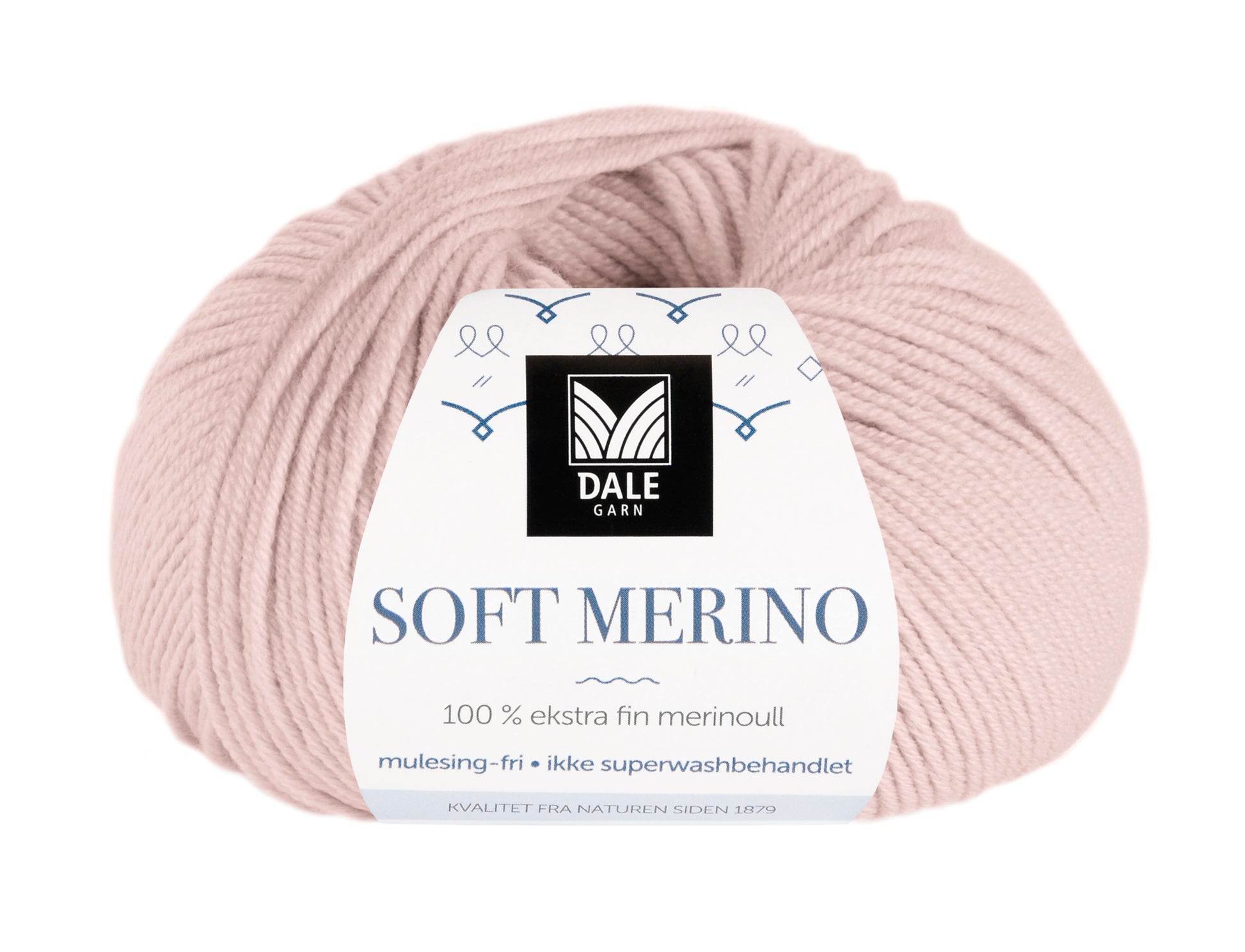 Dale Garn Soft Merino Pudderrosa med banderol