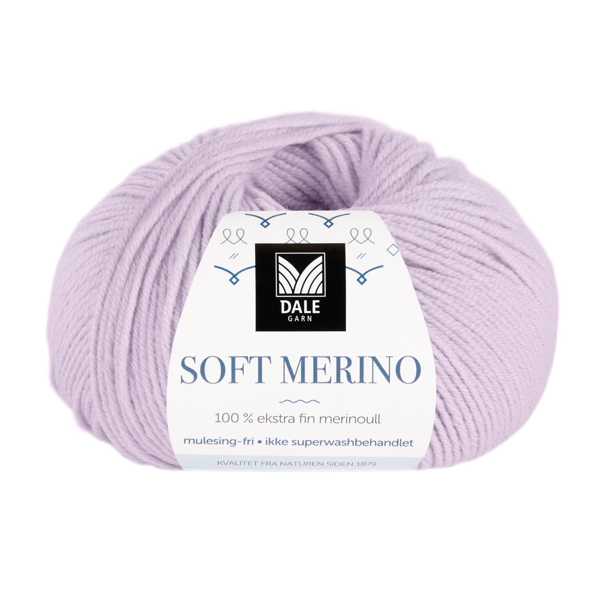 Dale Garn Soft Merino Lys lilac med banderol