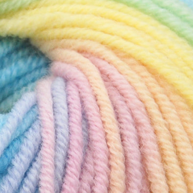 Dale Garn Soft Merino Pastell flerfarget nærbilde