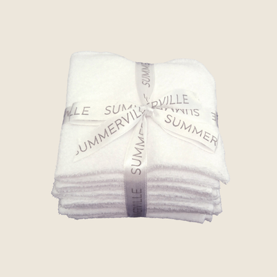 Vaskekluter hvite GOTS