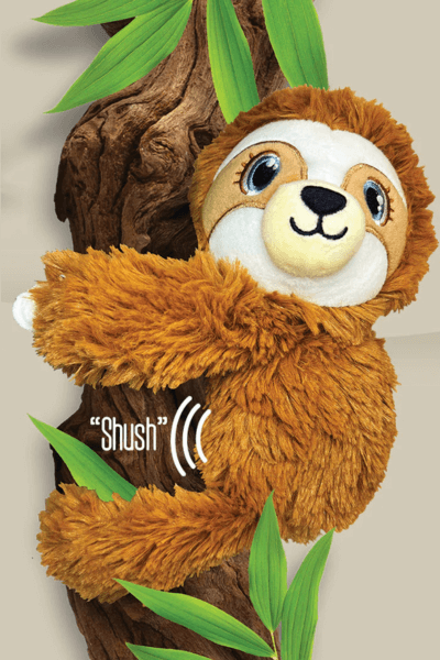 Shusher Sloth - Dovendyr med beroligende lyd for bedre søvn
