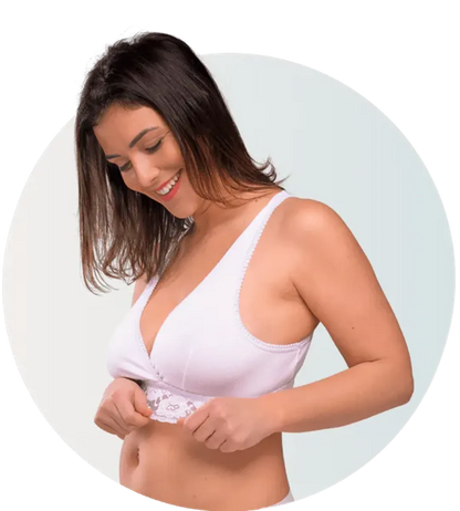 Amme-BH til natt. Denne amme-bhen er god å sove i. Bedre for ryggen uten spiler som gnager. Enkel amme-bh.