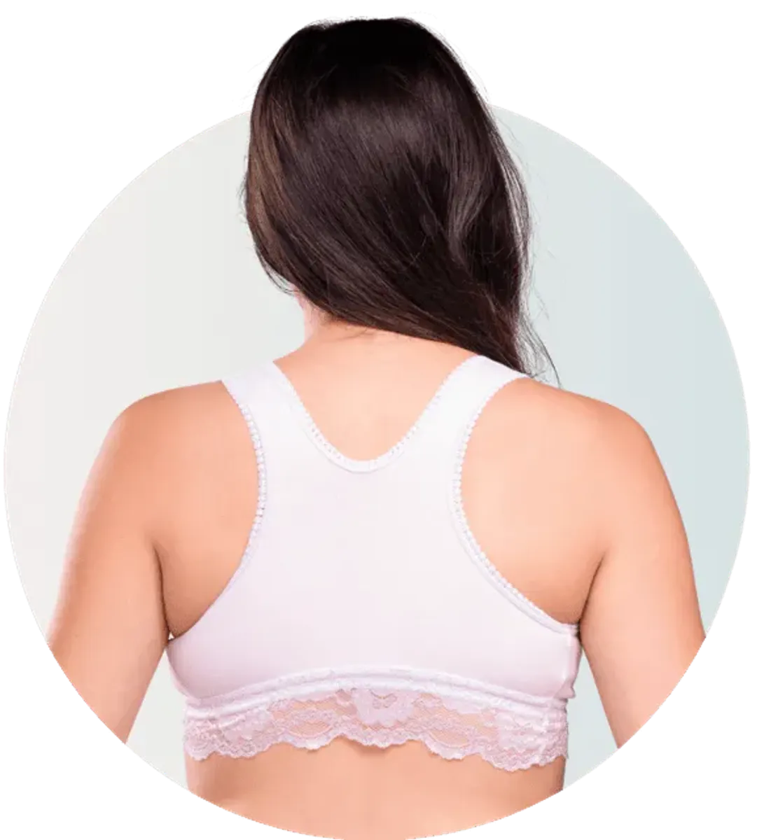 Økologisk amme-bh fra Carriwell som er god å sove i. Enkel å amme i.