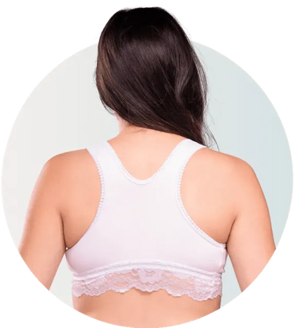 Økologisk amme-bh fra Carriwell som er god å sove i. Enkel å amme i.