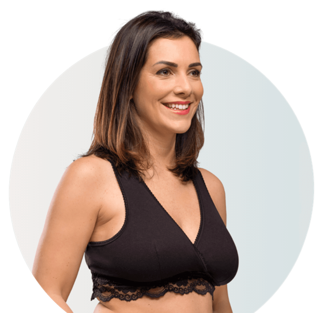 Amme-BH fra Carriwell. Amme-BH som du kan sove i. Amme-BH uten spiler. Økologisk bomull Amme-BH.