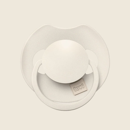 LOVI Prime Dynamisk smokk 0-6 mnd i fargen Coconut – BPA-fri smokk for nyfødte