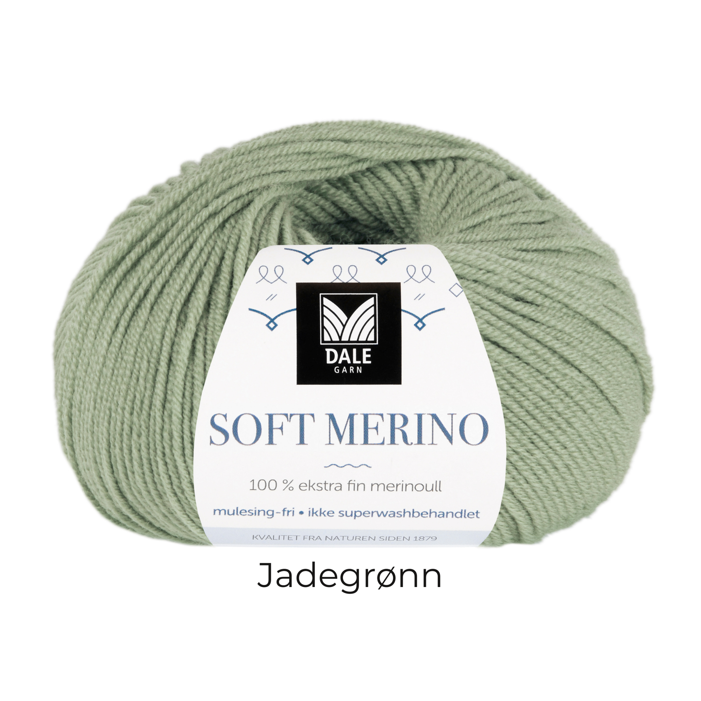 Dale Garn Soft Merino Jadegrønn Strikkepakker med merinoull Vesleskatten.no - strikk til baby og voksen