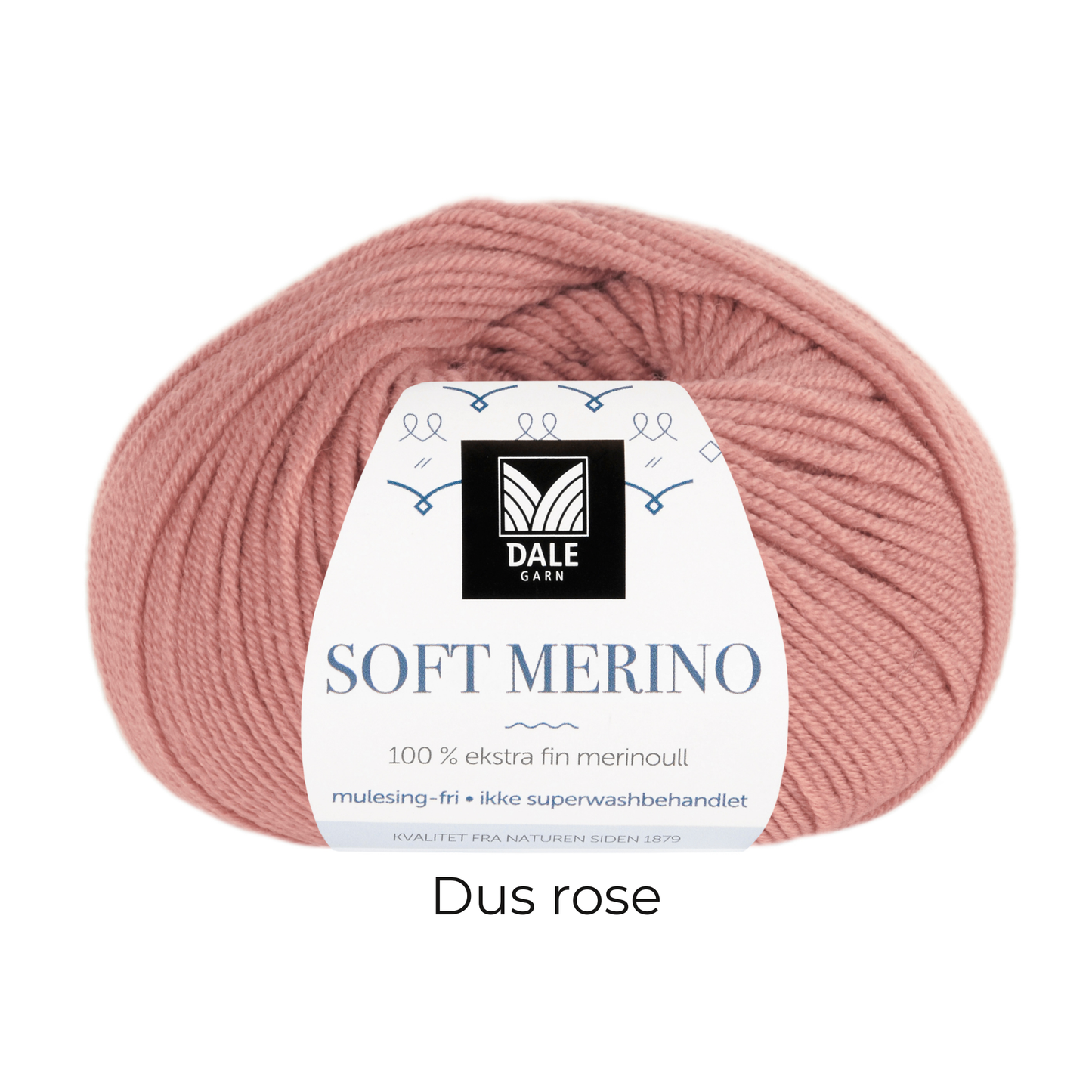 Dale Garn Soft Merino Dus rose Strikkepakker med merinoull Vesleskatten.no - strikk til baby og voksen