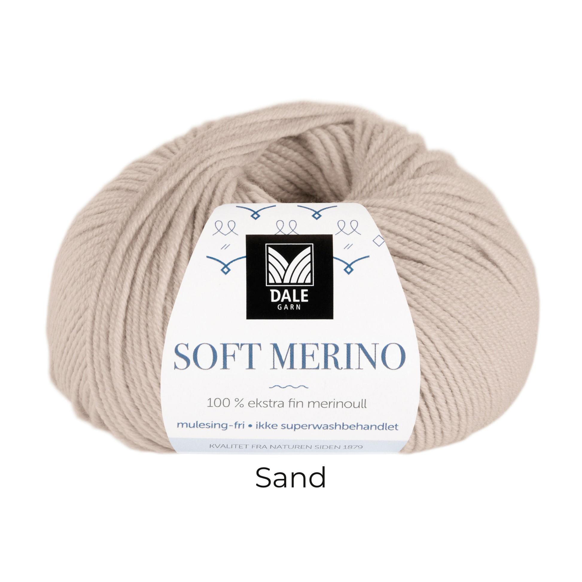 Dale Garn Soft Merino Sand Strikkepakker med merinoull Vesleskatten.no - strikk til baby og voksen