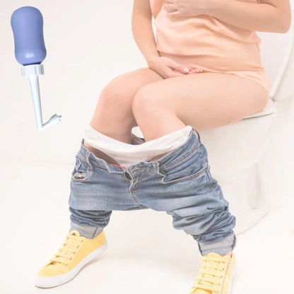 Flow skylleflaske er lett å bruke. Holder underlivet rent etter fødselen.