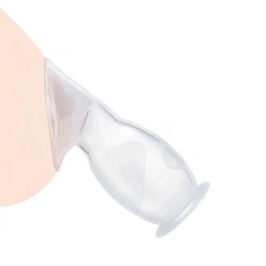 Feste flow melkeoppsamler på brystet ved hjelp av vakuum. Samle melken som lekker fra brystet mens du ammer.