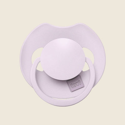 LOVI Prime Dynamisk smokk 0-6 mnd i fargen Lilac – silikonsmokk utviklet med logopeder