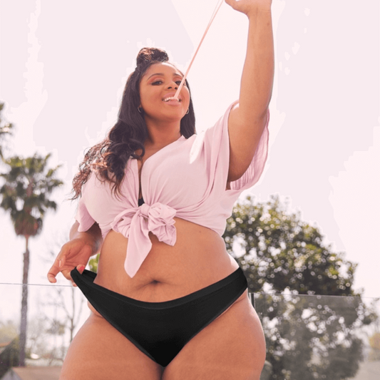 Panic Panties, truser som tåler 60 grader og trommel. Truser som er klare til å bruke når du har urinlekkasje eller trenger ny truse plutselig.