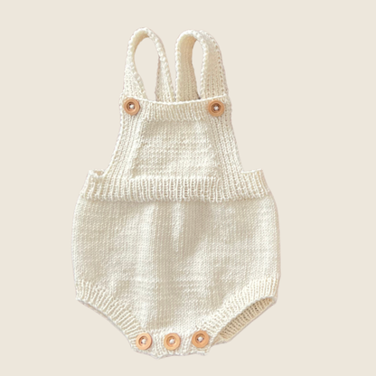 Romper/selebukse 0-3 måneder - Håndstrikka plagg - Vesleskatten design
