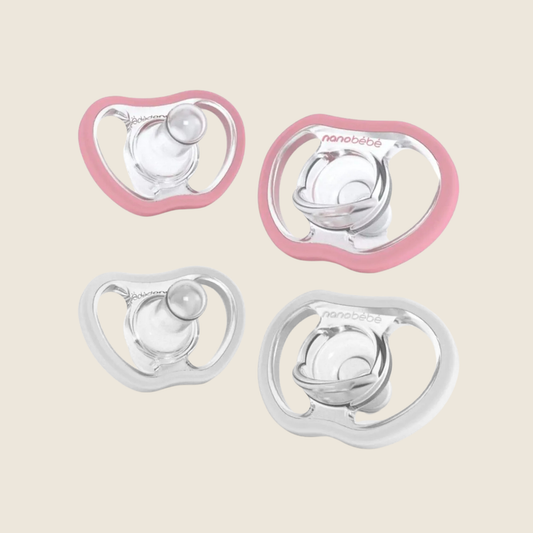 Nanobébé Active Flexy Pacifier - 4-pakning smokk