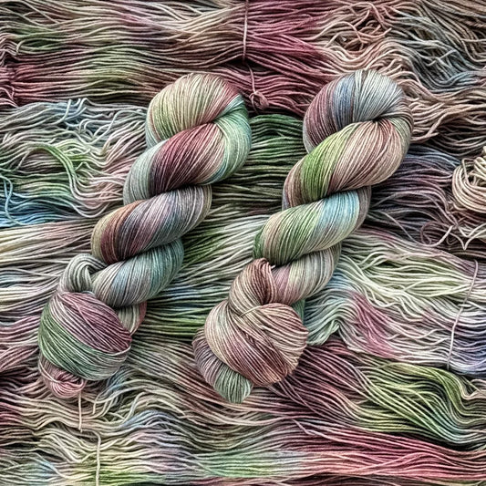 Unikt Garn - 100% merinoull - Håndfarget