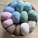 100% naturlig merinoull uten superwash. Kvalitetsgarn til babystrikk. Kløfritt garn.