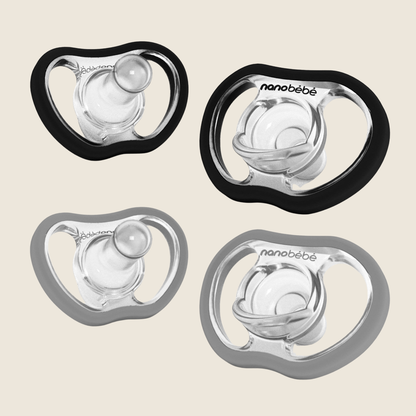 Nanobébé Active Flexy Pacifier - 4-pakning smokk (4 mnd+)