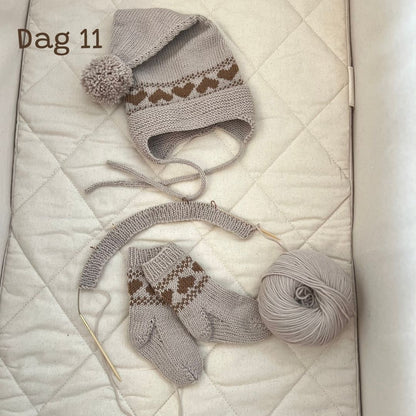Tell ned til jul med Vesleskattens julekalender, strikkekalender, adventskalender for strikkere dag 11