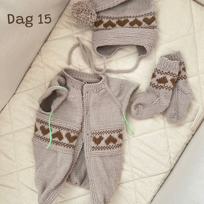 Tell ned til jul med Vesleskattens julekalender, strikkekalender, adventskalender for strikkere dag 15