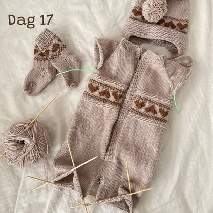 Tell ned til jul med Vesleskattens julekalender, strikkekalender, adventskalender for strikkere dag 17