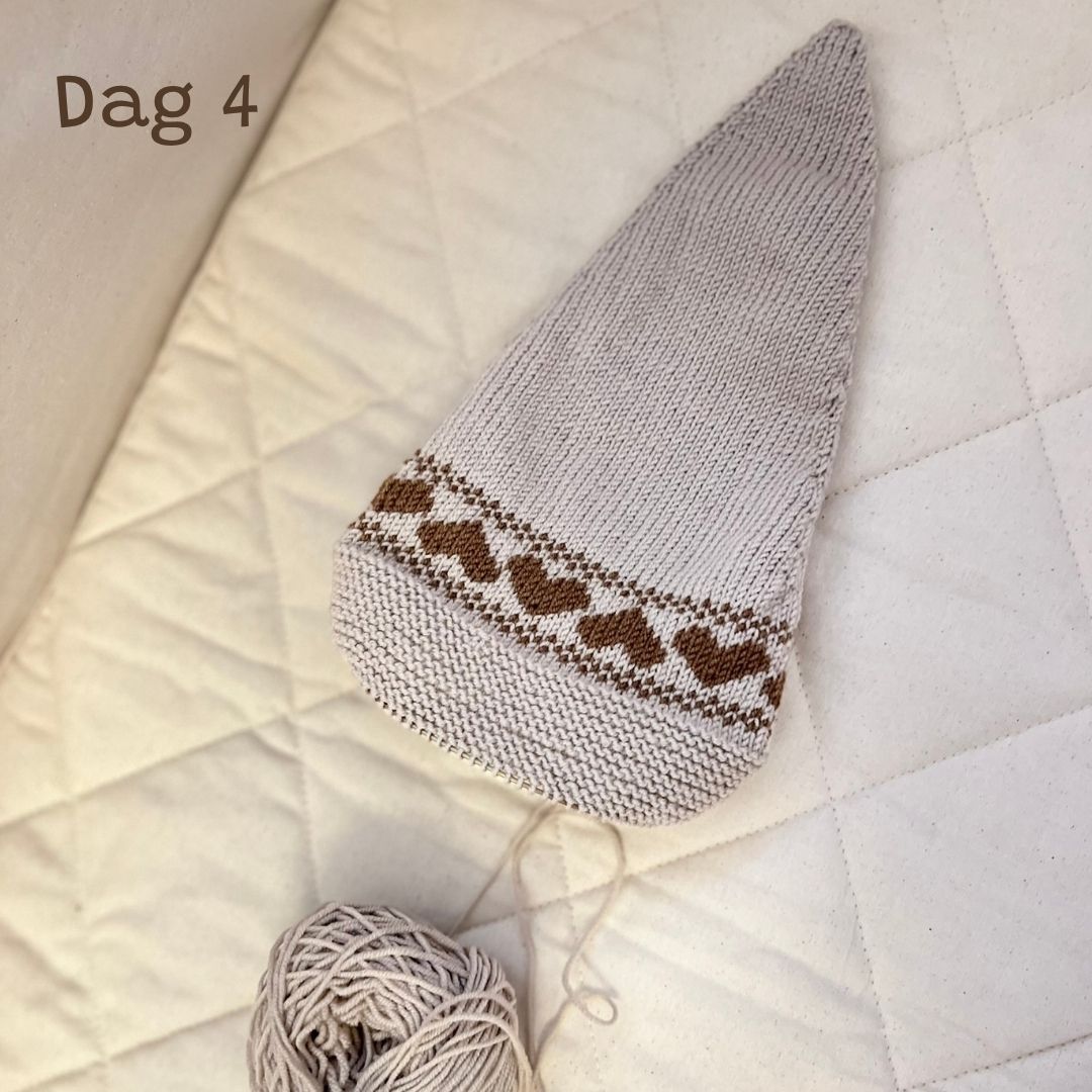 Tell ned til jul med Vesleskattens julekalender, strikkekalender, adventskalender for strikkere dag 4