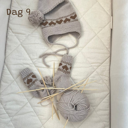 Tell ned til jul med Vesleskattens julekalender, strikkekalender, adventskalender for strikkere dag 9
