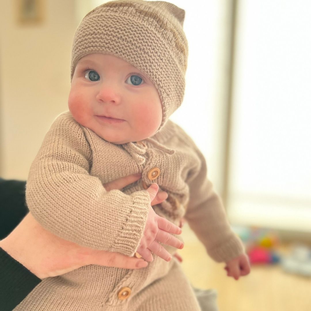 strikk til baby i 100% merinoull, digital strikkeoppskrift