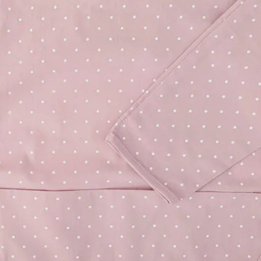 Rosa smekke fra Summerville Organic som forhindrer søl. Økologisk smekke uten plast. Gensersmekke.