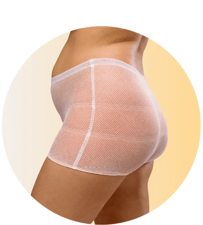 Nettingtruse, sykehustruse fra Carriwell. Truse til fødebagen.