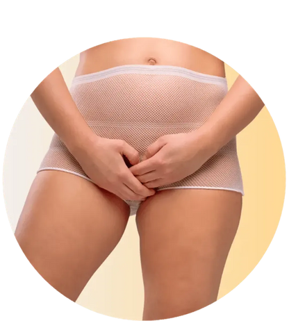 Truse til store bind  tiden etter fødsel. Barseltruse. Truse til fødebagen. Vaskbare og gjenbrukbare sykehustruser.