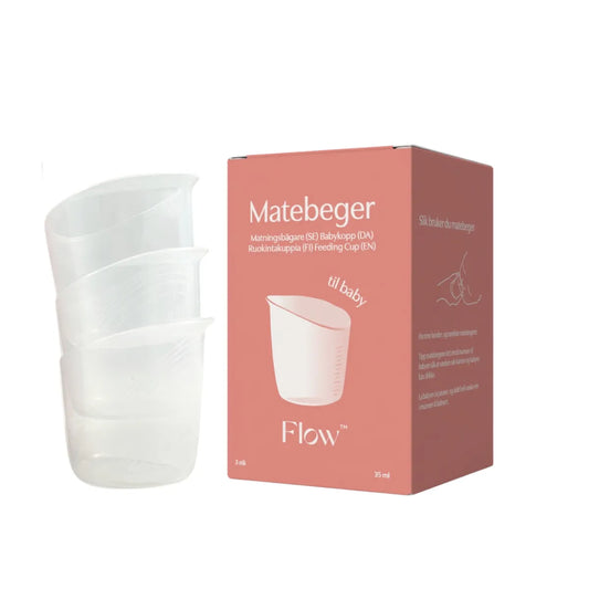 3 pk matebeger for melk og medisiner til baby og småbarn. Gi melk og medisiner til baby enkelt.