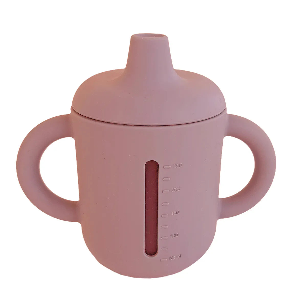 Silikonkopp til baby og småbarn. Kopp som er enkel å drikke av selv. Trygg kopp uten plast til baby og småbarn.